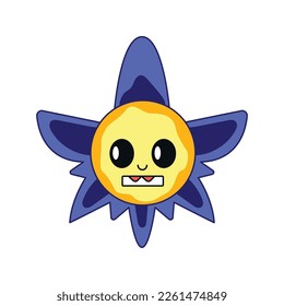 cute sun vector illustration template design