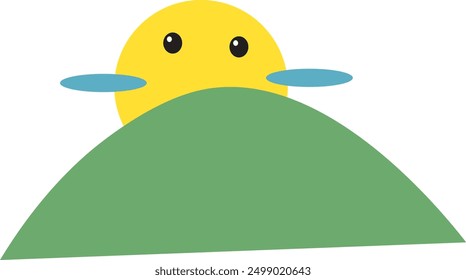 cute sun and weather illustration