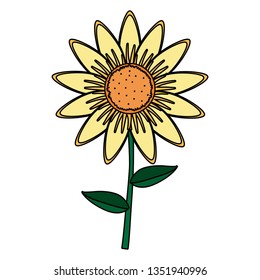 cute sunflower cartoon