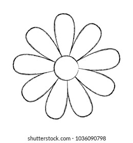 cute sunflower garden isolated icon