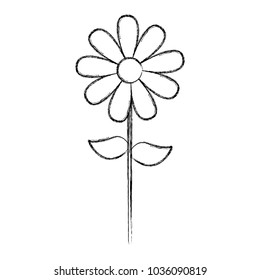 cute sunflower garden isolated icon