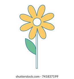 cute sunflower plant icon