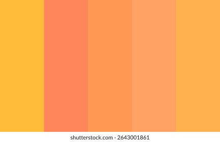 Cute Sunrise Orange Color Palette