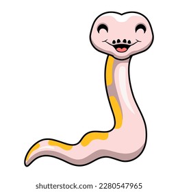 Cute super cinnamon banana ball python cartoon