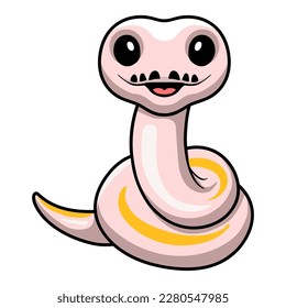 Cute super cinnamon banana ball python cartoon