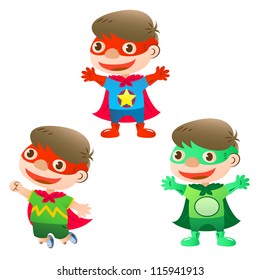 cute super hero boy