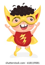 cute superhero kids