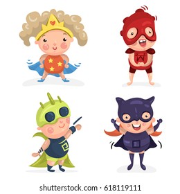 cute superhero kids