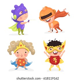 cute superhero kids