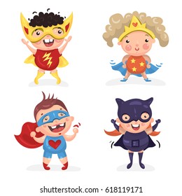 cute superhero kids