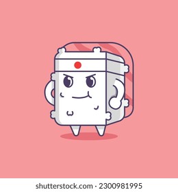 Vector de dibujos animados de sushi cute Ilustración