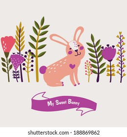 Cute sweet bunny