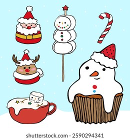 cute and sweet christmas dessert collection