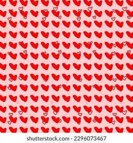 Cute and sweet heart pattern for valentine's day 