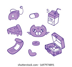 Cute sweet home sticker pack 