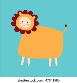 cute sweet lion