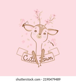 Cute Sweet Little Fawn Bambi