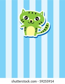 cute sweet meow kitten tag