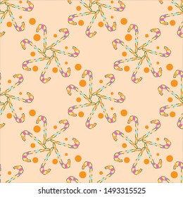 Cute and sweet seamless pattern design. Can use for print, template, fabric, presentation, textile, banner, poster, wallpaper, poster