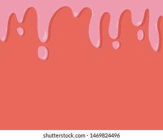Cute and sweetly background concept: Melted pink milk for your design. 