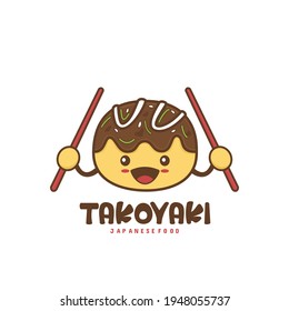 cute takoyaki cartoons. japanese food illustration