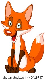 Cute talking fox