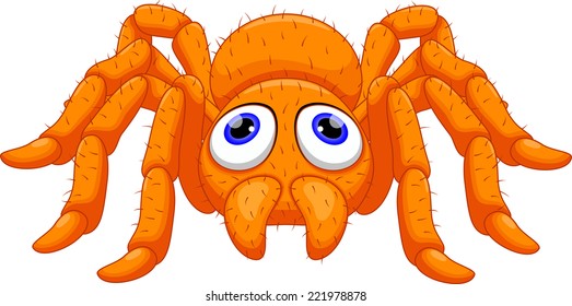 Cute tarantula cartoon