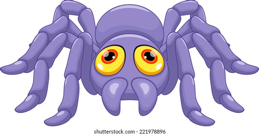 Cute tarantula cartoon