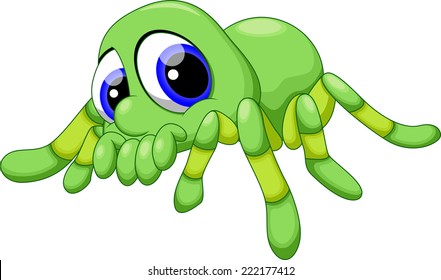 Cute tarantula cartoon