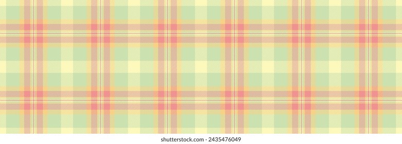 Cute tartan background check, fade textile vector pattern. British seamless plaid fabric texture in light and red color.