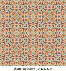 Cute Tasty Kaleidoscope Seamless Pattern