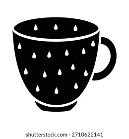 a cute tea cup decorated with watermelon seed