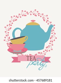 Cute Tea party card