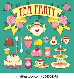 Cute tea party set