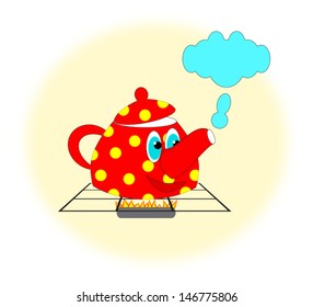 Cute teapot