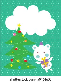 cute teddy angel christmas angel
