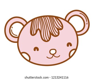 Cute teddy bear cartoon