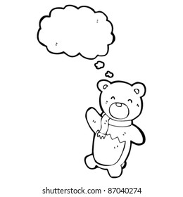 süßer Teddybär-Cartoon