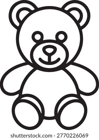 Cute teddy bear continuous