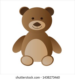 Cute Teddy bear in the form of a toy