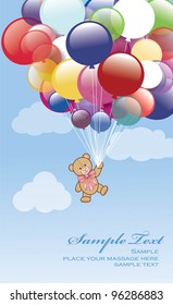 Cute Teddy Bear Greeting Card