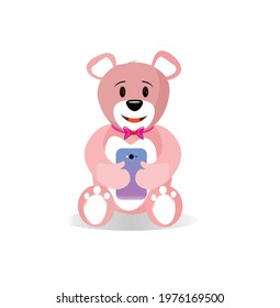 A cute Teddy bear illustration.