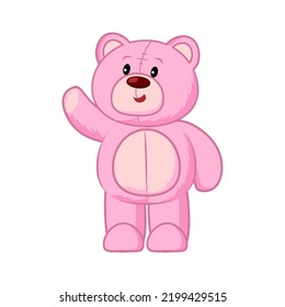 cute teddy bear illustration eps file 10