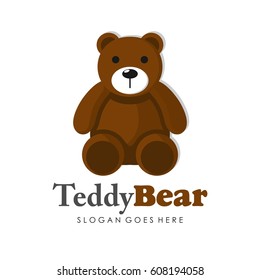 Cute teddy bear illustration full vector