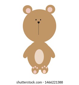 Cute teddy bear, illustration young and happy, t-shirt graphics, posters, party concept, textile graphic, card