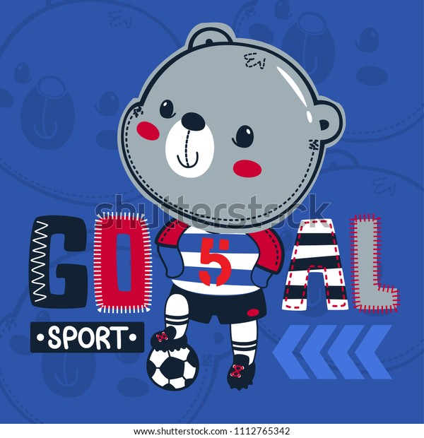 teddy bear soccer