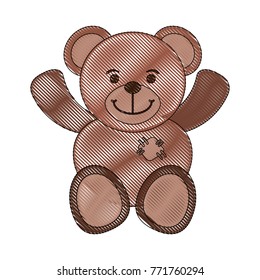 Cute teddy cartoon