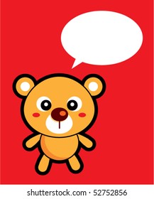 cute teddy tag