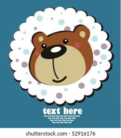 Cute teddy with text 3