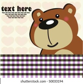 Cute teddy with text 5